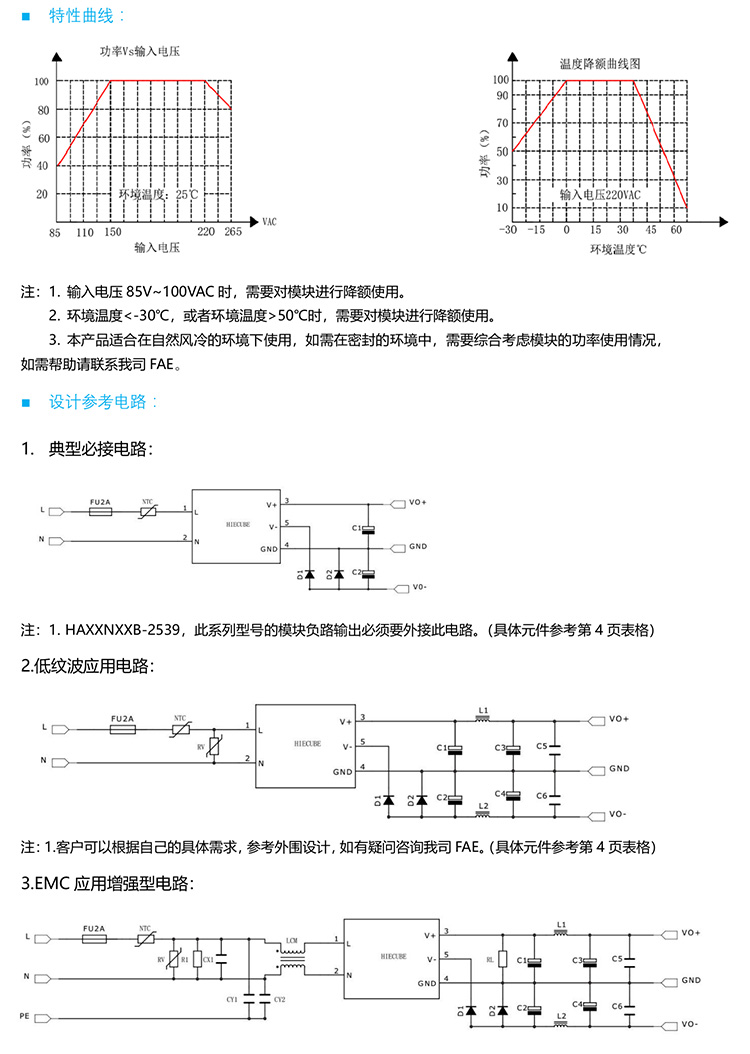 ha15n08b-2539的外围应用电路和特性曲线